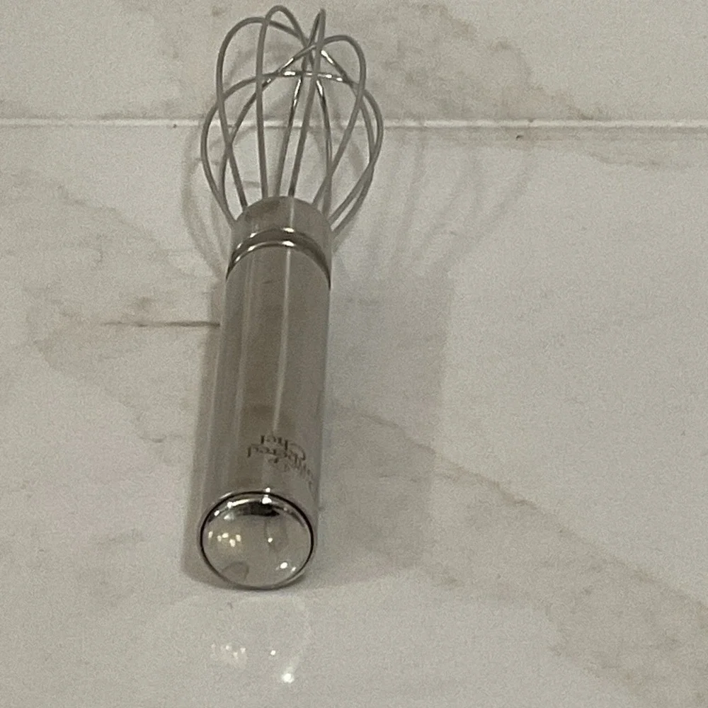 Pampered Chef Stainless Steel Mini Whisk 7.5 Inch LN